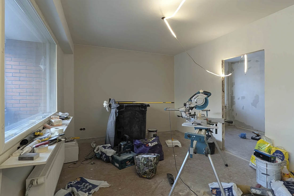 Digistailaus muuttaa remonttikohteen valmiiksi kodiksi